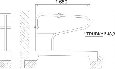 Side barrier – Prima – length 1,65m