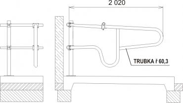 Side barrier – Optimal – length 2,02m