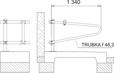 Side barrier – Standart plus – length 1,34m