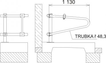 Side barrier – Standart – length 1,13m